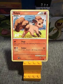Vulpix 87/123 Heartgold & Soulsilver Regular Pokemon Card - Image 1