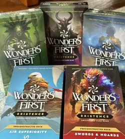 Wonders of the First PLAY PAIR PLUS includes 2 decks, 2 mats, + extra cards READ - Image 3
