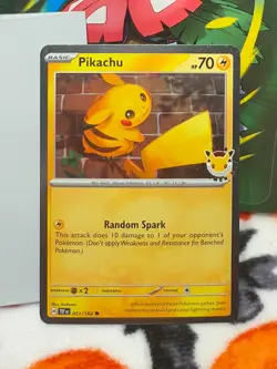 Pikachu 051/162 - 2026 Pokemon Day Pokemon Card - NM or BETTER - Image 3