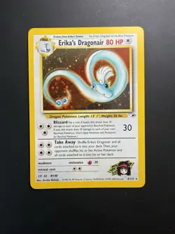 Erika's Dragonair - 4/132 - Pokemon Gym Heroes Unlimited Holo Rare Card WOTC LP - Image 1