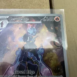 Pokemon TCG Ceruledge Illustration Rare Holo Card Sv08: Surging Sparks 197/191 - Image 5