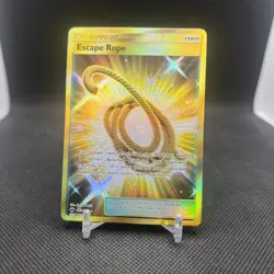 Escape Rope - 163/147 - Pokemon Burning Shadows Sun & Moon Secret Rare Card - Image 1