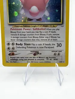 Blissey 2/64 Holo Rare Neo Revelation Set Pokemon Card WOTC Vintage LP - Image 3