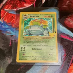 Pokemon TCG Venusaur celebrations Holo Rare 15/102 1999 100 HP Card - Image 1