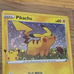 Pokemon Pikachu Black & White BW54 Holo Promo 60HP English Card - Image 2