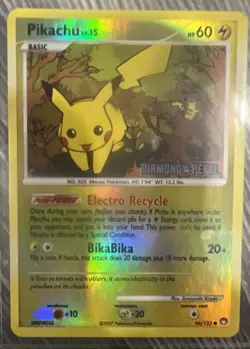 Pokemon Pikachu Diamond & Pearl 94/123 052/196 Card Lot Foil 2 - Image 1