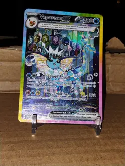 Pokemon Prismatic Evolutions Vaporeon EX, Special Illustration Card 149/131 - Image 1