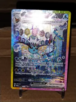 Pokemon Prismatic Evolutions Vaporeon EX, Special Illustration Card 149/131 - Image 5