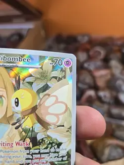 Pokemon TCG Journey Together: Lillie's Ribombee Illustration Rare Card 164/159 - Image 3