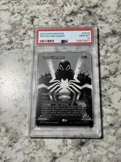 Opposition Agent MAR 0019 PSA 10 GEM MINT (MTG Marvel Universe Eternal 2025) - Image 1