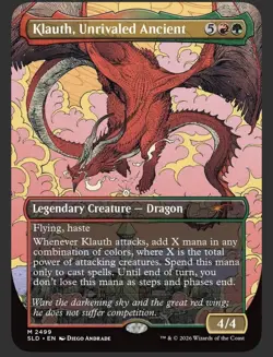 Klauth, Unrivaled Ancient D&D Secret Lair Drop Foil PRESALE - Image 1