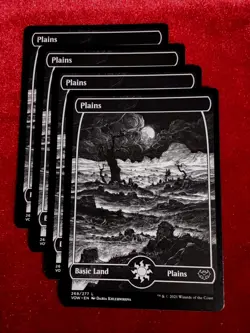 MTG Innistrad Crimson Vow - Plains (x4) Land 268/277 Magic the Gathering Unplyd - Image 1