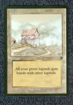 ADVENTURERS' GUILDHOUSE uncommon 1994 LEGENDS Magic the Gathering Unplayed NM - Image 1