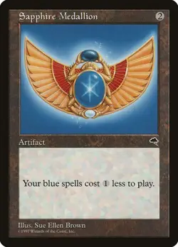 Tempest MTG 1 Sapphire Medallion Magic - Image 1