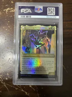 2025 Magic The Gathering Marvel's Spider-Man Miles/Ultimate Sm #0108 PSA 9 FOIL - Image 2