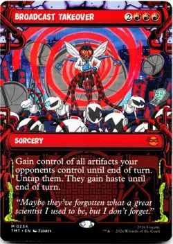 MTG TMNT Teenage Mutant Ninja Turtles Broadcast Takeover Showcase MYTHIC NM - Image 1