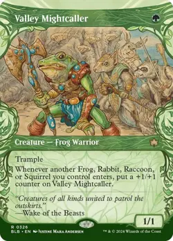 Valley Mightcaller (Showcase) R Bloomburrow 326 NM FOIL - Image 1