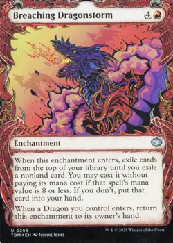 Breaching Dragonstorm (Showcase) U Tarkir: Dragonstorm 299 NM - Image 1
