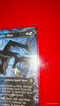 Symbiote Spider-Man 0217 Borderless Marvel's Spider-Man SPM MTG NM - Image 4