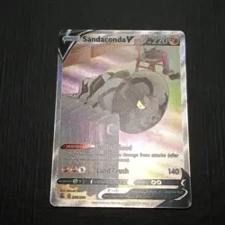 Sandaconda V 252/264 - Fusion Strike - Alt Full Art Ultra Rare - Pokemon Card NM - Image 3