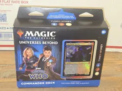 NEW & SEALED! MTG UNIVERSES BEYOND: DOCTOR WHO - TIMEY-WIMEY COMMANDER DECK 195166228815 - Image 1