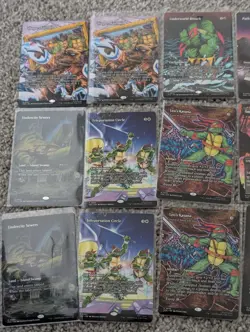 TMNT MTG Mythic Lot (27) Doubling Season, Super Shredder Borderless Non Foil - Image 3