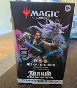 NEW Magic The Gathering MTG Tarkir Dragonstorm Commander Deck "JESKAI STRIKER" - Image 1