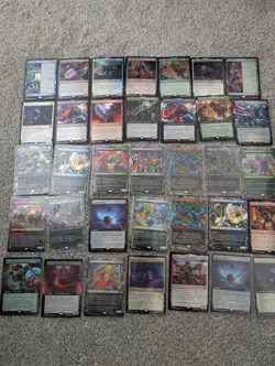 TMNT MTG Rare Foil Lot Of 35: Leonardo, Mikey & Leo, Raphael, Shredder - Image 1