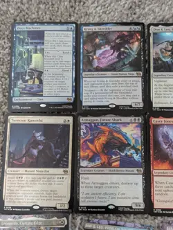 TMNT MTG Rare Foil Lot Of 35: Leonardo, Mikey & Leo, Raphael, Shredder - Image 2