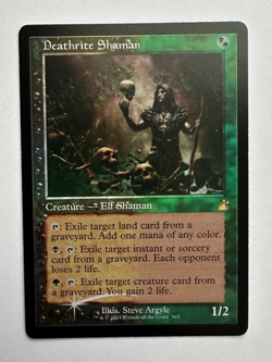 MTG Deathrite Shaman (Retro Frame) Ravnica Remastered Foil - Image 1