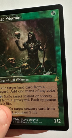 MTG Deathrite Shaman (Retro Frame) Ravnica Remastered Foil - Image 3