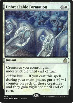 Unbreakable Formation (0032) - Ravnica Remastered - Rare (Foil) - Image 1