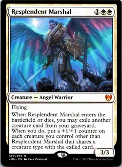 Resplendent Marshal M Kaldheim 22 NM - Image 1