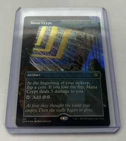 Mana Crypt Borderless - Double Masters 2020 **FOIL** - Image 1