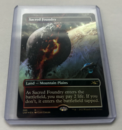 Sacred Foundry Borderless - Unfinity **FOIL** (Auction #2) - Image 1