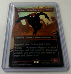 Raphael, Ninja Destroyer Borderless - Teenage Mutant Ninja Turtles **FOIL** - Image 1
