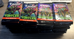 70 Sealed Packs of Teenage Mutant Ninja Turtles Play Boosters Lot - Image 1