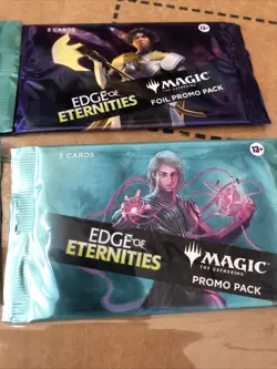 MTG Edge of Eternities 4 packs promo foil and regular magic - Image 2