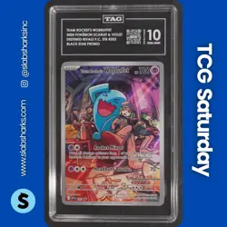 2023 POKEMON BS PROMO DRI EN POKEMON CENTER #203 TEAM ROCKET'S WOBBUFFET TAG 10 - Image 1