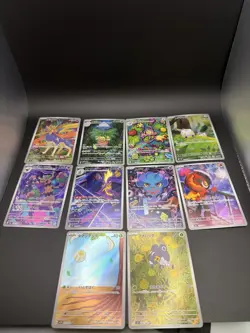 Pokemon TCG Japanese Art Rare Illustration Rare Lot of 10 Cards Near Mint AR IR - Image 1
