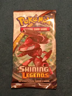 Pokemon "Shining Legends" 10-Card Sealed Booster Pack (Genesect ) X1 - Image 1