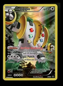 Regigigas XY82 Black Star Promo 2015 Full Art Holo Rare Pokemon Card TCG - Image 1