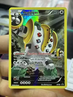 Regigigas XY82 Black Star Promo 2015 Full Art Holo Rare Pokemon Card TCG - Image 3