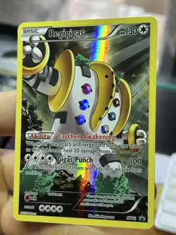 Regigigas XY82 Black Star Promo 2015 Full Art Holo Rare Pokemon Card TCG - Image 4