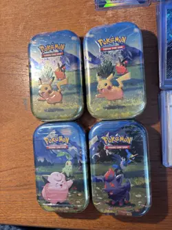 Pokemon TCG MEGA EVOLUTION ASCENDED HEROES MINI TIN LOT OF FOUR (4) NEW! SEALED! - Image 4