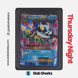 2014 POKEMON XY PRIMAL CLASH #55/160 PRIMAL KYOGRE EX - Image 1