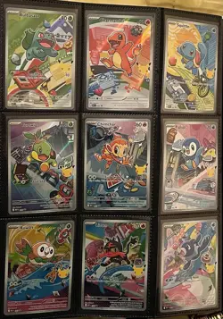 Pokemon 2026 First Partner Illustration Collection Series 1 - Promo Set -9 Cards - Image 1