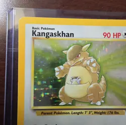 1999 Pokemon Kangaskhan 5/64 Holo Rare Jungle Card VG EX - Image 1