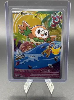 Litten, Rowlet &Popplio First Partner Illustration Series 1 Pokemon TCG - Image 2