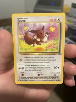 Eevee 51/64 Pokemon Card Jungle Spanish Unlimited - Image 1